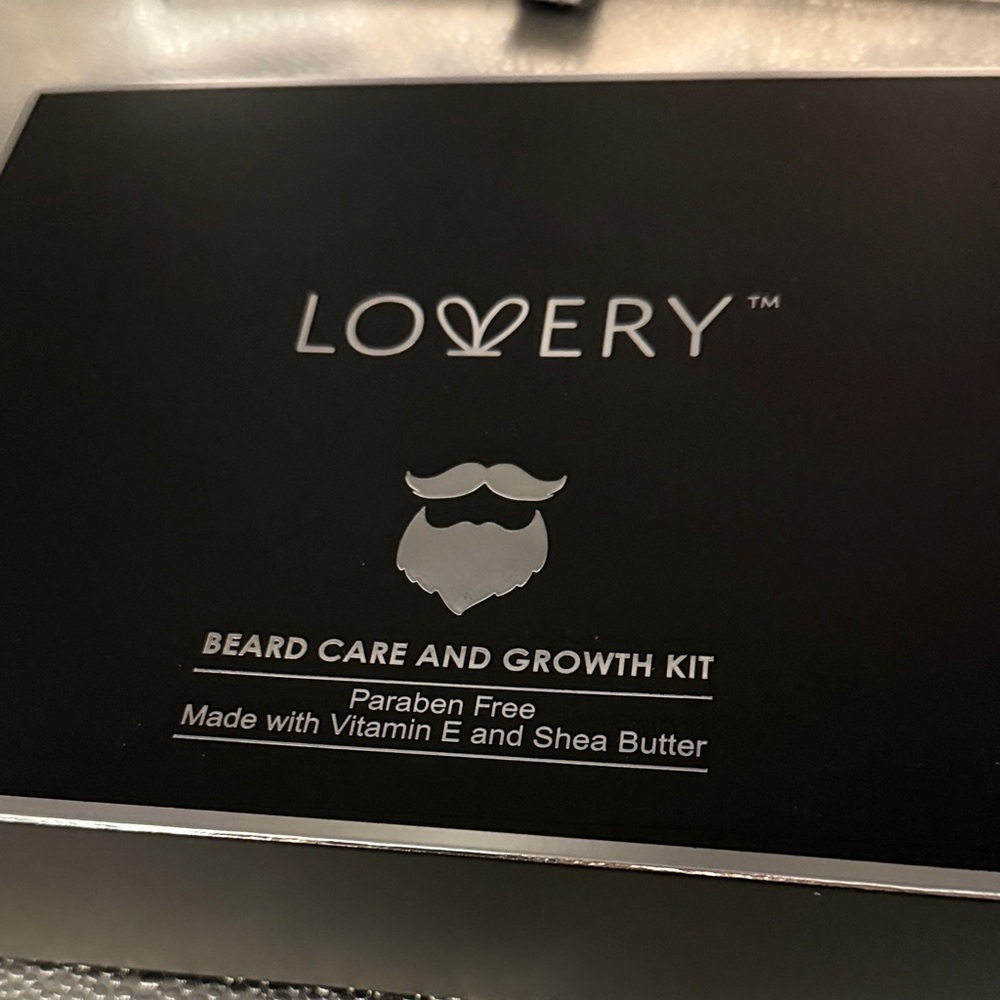 Lovery Black Beard Care and Growth Kit